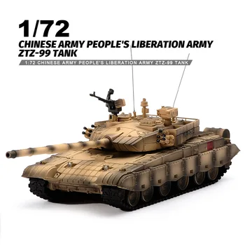 1:72 Čínska Armáda Ľudí Oslobodeneckej Armády Tank ZTZ-99 Hlavný Bojový Tank Model Zliatiny Hotové Vozidlo Na Zber Darček