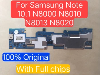 100% Originálne Odomknúť Mainbaord Pre Samsung Galaxy Note 10.1 N8000 N8010 N8013 N8020 Doske Android OS logika baords
