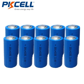 10PCS PKCELL 2/3AA Veľkosť ER14335 14335 3.6 V LiSOCL2 Batérie s Vysokou Energiou Li-ion Nástroj Batérie pre Smart Meter