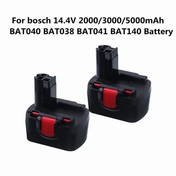 14,4 V 2000/3000/5000mAh Nabíjateľná Batéria pre bosch 14,4 V Batéria BAT038 BAT040 BAT140 BAT159 BAT041 3660K 2607335533