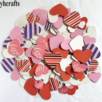 150PCS/VEĽA,Tlačené láska srdca penové nálepky Valentína remesiel Svadobné decoratrion Začiatku vzdelávania, vzdelávacie hračky