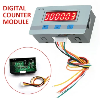 1Pc Mini LCD Digitálne Počítadlo Modul DC/AC5V~24V Elektronické Totalizer 1~999999 Meranie, Analýza Nástrojov