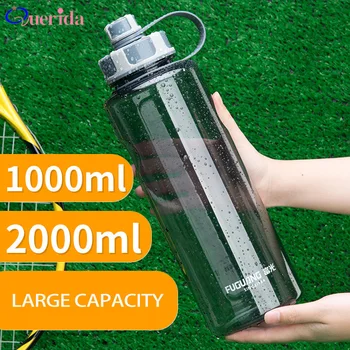 2000ml Veľká Kapacita Fliaš Vody Prenosné Vonkajšie Plastové Športové Fľašu S Čajom Infuser Fitness nepriepustných Trepačke Fľaše