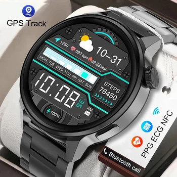 2022 NFC Smart Hodinky Mužov Šport GPS Sledovanie Hodinky Ženy Bezdrôtové Nabíjanie Vlastné Vytáčanie Hovoru Srdcového rytmu EKG Smartwatch Pre Samsung