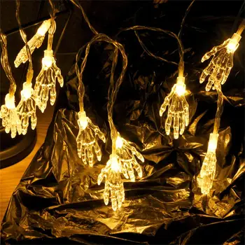 2M LED Lampa Ghost Strane Skeletu string svetlá Vnútorné Pre Halloween záhradné Osvetlenie, Vysoký Jas Vonkajšie Dekoratívne Svietidlo Svietidlo