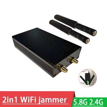 2v1 2,4 Ghz, 5.8 Ghz wifi blokovania signálu Okien Tienené PRE 2,4 G 5.8 G Bluetooth rušenie RF zosilňovač + Anténa