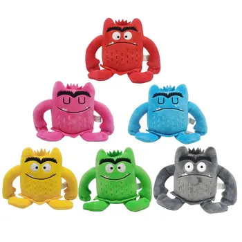 6 Štýle New 15 cm Farba Bábiku Monster Emócie Plyšové Hračky Pre Deti, Darčeky Farba Monster Plushie Vianoce Darček S Tag