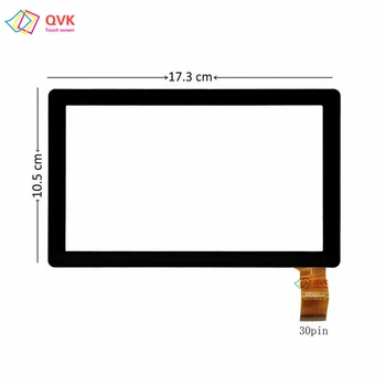 7inch Black deti Tablet PC Kapacitný Dotykový Displej Digitalizátorom. Snímač Vonkajšej Sklenený Panel Pre XGODY T702