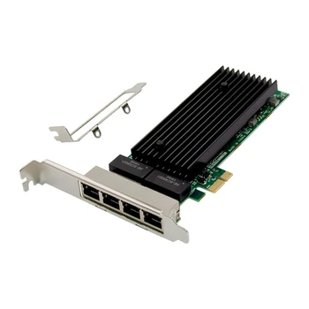 82575EB Ethernet Elektrické Port Sieťová Karta PCI-E X1 Gigabit 4 Port Server Sieťové Karty E1G42ET2 Gigabitová Sieťová Karta