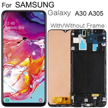 A30 Lcd Samsung Galaxy A30 A305/DS A305F A305FD A305A LCD Displej Dotykový Displej Digitalizátorom. Náhradná Pre Samsung A30 displej