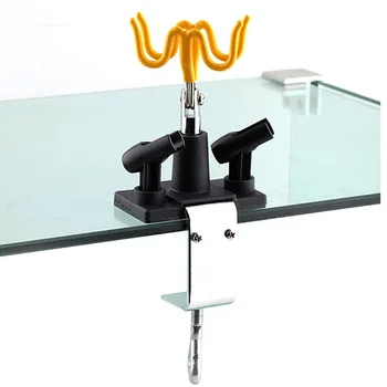 Airbrush Fixný Držiak na Stôl Držať Až Dva Spray Paint Zbrane, pomocou Vzduchu Compresssor pre vedenie airbrush blance