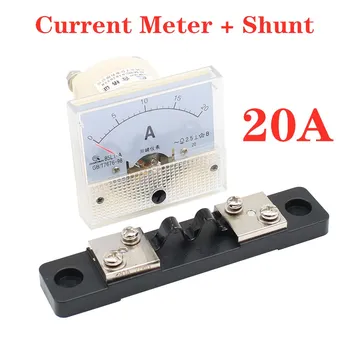 Ammeter Rozchod DC 0-20A 85C1 HQ Analógový Panel AMP Aktuálne Meter + Vypínacia