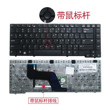 Anglický Klávesnica pre notebook HP 8440 8440W 8440P 8440 NÁS black nová klávesnica