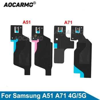 Aocarmo Pre Samsung Galaxy A51 A71 4G/5G SM-A5160 A7160 Bezdrôtové Nabíjanie Indukčnou Cievkou NFC Modul Flex Kábel Náhradné Diely