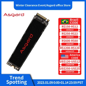 Asgard AN2 Interný Pevný Disk 250GB 500GB PCIe3.0 X4 (Solid State Drive) M. 2 NVMe m2 2280 pre notebook ploche