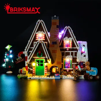BriksMax Led Svetla Kit Pre 10267 Gingerbread House Vianočné Dediny Scény