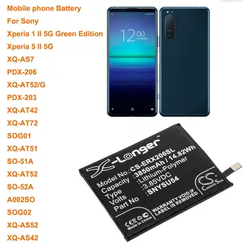 Cameron Čínsko 3850mAh Batérie SNYSU54 pre Sony Xperia 5 II 5 G,XQ-AS7,PDX-206 XQ-AT42 XQ-AT72 XQ-AT51 XQ-AT52 XQ-AS52 XQ-AS42