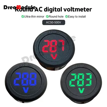 DC 4-100V LED Digitálny Displej Kolo Dvoch-Drôt Voltmeter DC Digital Auto Napätie Prúd Meter Volt Detektor Tester Monitor Table