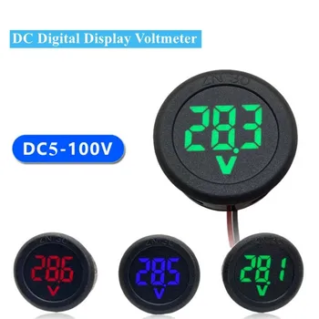 DC5-100V Digitálny Voltmeter LED Digitálny Displej Kruhový Voltmeter Auto Napätie Prúd Meter Volt Detektor Tester Monitor Panel
