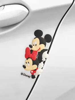 Disney Auta Nárazníka Pásy Minnie Mickey Ochranné Anti-Škrabance Poškriabaniu Dôkaz, auto doplnky, dekorácie interiéru auta