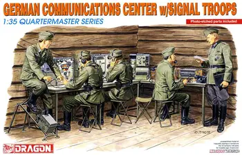 DRAGON 1/35 3826 WW.II nemecký Komunikačné Centrum w/Signál Vojakov (Súbor 5)