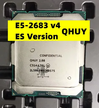 E5 2683V4 Pôvodné Xeon procesor ES Verzia QHUY/QHZE E5-2683V4 2.00 GHZ, 16-Jadrá 40MB E5-2683 V4 E5 2683 V4 LGA2011-3 Zadarmo Lode
