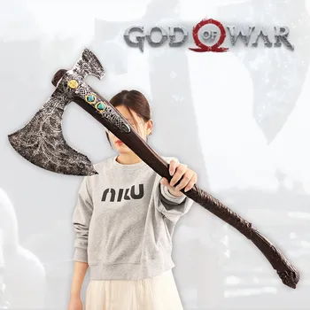 God of War 93 cm Leviathan Sekera Kratos Zbraň Model Pu Hre God of War: Ragnarok Axe Zbraň Cosplay Nôž Meče Katana Deti Hračky