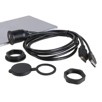 HDMI Kábel USB Pre Auto, Loď, Motocyklov a Pomlčka Mount s USB a HDMI Port USB2.0 a HDMI Panel Rozšírenie Flush Mount