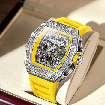 Hodinky pre Mužov Nové Luxusné Mechanické Automatické Obchodné Príležitostné Športové Náramkové hodinky ONOLA Hodiny Nepremokavé Pánske Hodinky