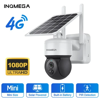 INQMEGA MINI 4G Solárne Fotoaparát Vnútorné Batérie Mobilného Sledovania Zisťovanie Zabezpečenia Ochrany kamerový CCTV