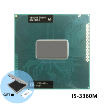 Intel Core i5-3360M i5 3360M SR0MV 2.8 GHz Dual-Core Quad-Niť, CPU Processor 3M 35W Zásuvky G2 / rPGA988B