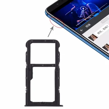 iPartsBuy zásuvka na Kartu SIM + zásuvka na Kartu SIM / Micro SD Kartu pre Huawei Honor Hrať 7X