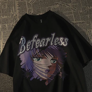 Japonské Anime Ženy Tričko Unisex Krátke Rukávy T-shirts Harajuku Lete Streetwear Módy Žena Blúzky 2022 Šaty, Topy