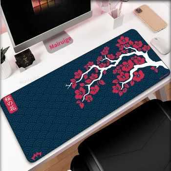 Japonský Cherry Blossom Dizajn Notebooku Ploche Veľká Podložka pod Myš Hráč Non-slip Klávesnice Herné Príslušenstvo Herné Podložka pod Myš Stoly