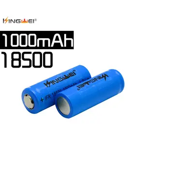 kingwei 3.2 v IFR 18500 LiFePO4 batérie 1000mah nabíjateľná bunky pre Solárne Led osvetlenie a reproduktor