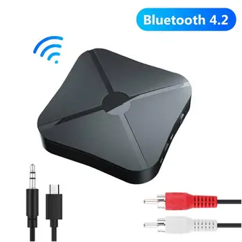 KN319 Bluetooth 5.0 4.2 Prijímač a Vysielač Audio Hudbu Stereo Adaptér Bezdrôtovej siete RCA, 3.5 MM AUX Jack Pre Reproduktor TV Auto PC