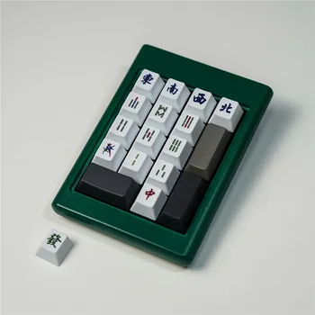 Mahjong Keycaps PBT Sublimačná Keycaps Cherry Profil Ďalšie tlačidlá R4 1U Pre všetky Mechanické Klávesnice