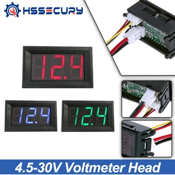Mini Digitálny Voltmeter Ammeter 0.56 palcový LED Panel DC 4.5-30V Amp Voltové Napätie Prúd Meter Dva-wire RGB Displej Napätie test