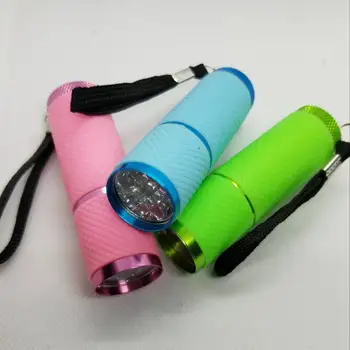 Mini prenosné na Nechty, vlasy 12 LED Baterka Prenosnosť na Nechty, Vlasy Stroj Nail Art Nástroje Mini UV Led Lampa na Nechty