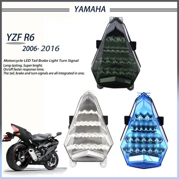 Motocykel LED Zadné Ostrohové Brzdové Svetlo Zase Signálne Svetlá Pre Yamaha YZF R6 YZF-R6 2006 2007 2008 2009 2010 2011 2012 2013