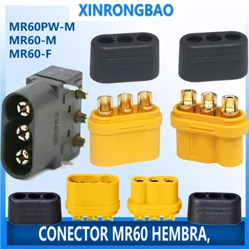 MR60 Konektory s Ochranným Krytom 3,5 mm Rukávy 3 Základné Plug Rozhranie v Konektor pre RC Model MR60PW Muž MR60 Žena MR60PF