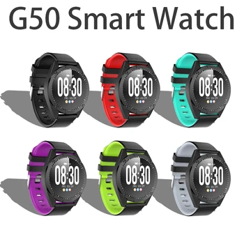 MRSVI G50 smart hodinky nosenie trochu inteligentný náramok krvný tlak sledujte muži ženy smart šport náramok smart kapela andriod IOS hodinky
