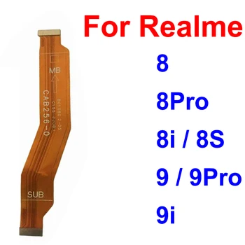 Na Realme 8 9 Pro 8S 8i 9i 4G 5G LCD Doske Flex Kábel LCD Displej Doske Konektor Páse s nástrojmi Náhradné Diely
