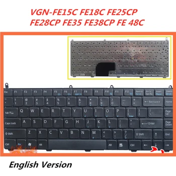 Notebook anglický Layout Klávesnice Pre SONY VGN-FE15C FE18C FE25CP FE28CP FE35 FE38CP FE 48C