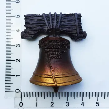 NÁS Philadelphia Liberty Bell symbolizuje trojrozmerné magnetické samolepky a mrazničky nálepky