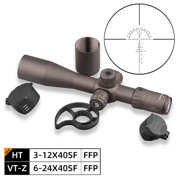 Objav Kompaktné Pušky Rozsah FFP 3-12X40SF 6-24X40SF 4-16X40SF Odhaliť Priestor Pre Puška Lov Riflescope Optika Pohľad Ffp