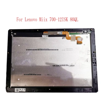 Originálne Lenovo Miix 700-12ISK 80Q miix 700 MIIX 4 Series LCD Displej+Dotykové Sklo Panel Digitalizátorom. s montážou rámu