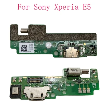 Originálne USB Nabíjačka Port Dock Rada Pre Sony Xperia E5 F3311 F3313 C1604 USB Konektor Nabíjania Flex
