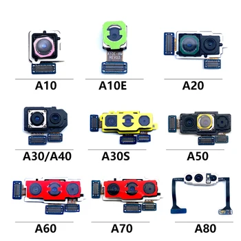 Originálne Zadný Veľký Hlavný Fotoaparát A Predná Malá Kamera Modul Flex Kábel Pre Samsung Galaxy A30 A40 A50 A60 A70 A80 A10 A10E A20