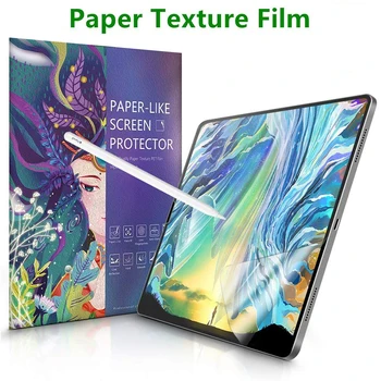 Papier Ako Chránič Obrazovky Matný Film PET Proti Oslneniu Maľovanie Pre Apple iPad 9.7 Pro 10.5 mini 5 Tvár ID 11 12.9 Nové 10.2 palcov